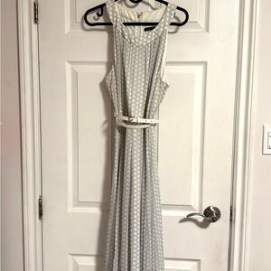 Tommy Hilfiger White Polka Dot Maxi Dress
